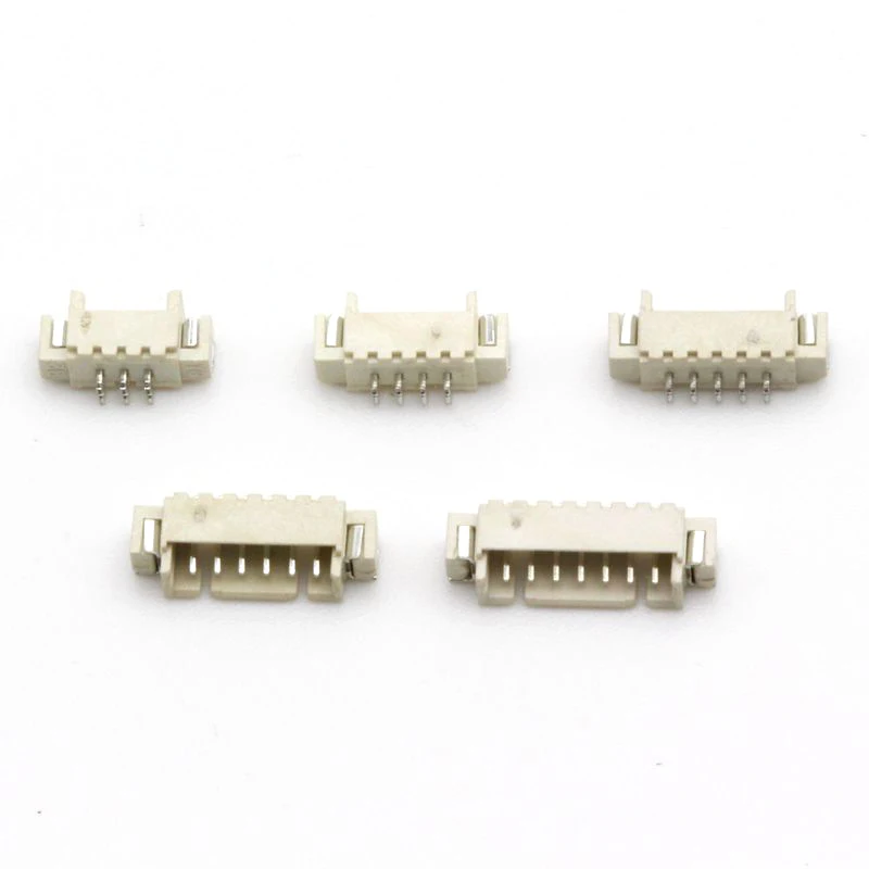 10PCS JST 1.25 1.25mm Connector SMD Vertical /Horizontal Type Socket 2P/3/4/5/6/7/8/9/10/11/12 Pin Wire-to-Board Receptacle Type