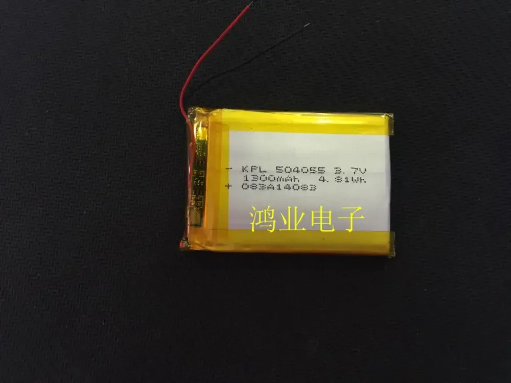 

Новая полимерная литиевая батарея 3,7 В 504055 P 1300MAH Электронная книга PSP GPS Солнечные батареи Перезаряжаемая литий-ионная батарея Хорошо