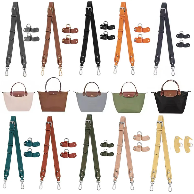 HAVREDELUXE Purse Straps For Longchamp Replacement Crossbody Bags Handbag Wide Leather Adjustable