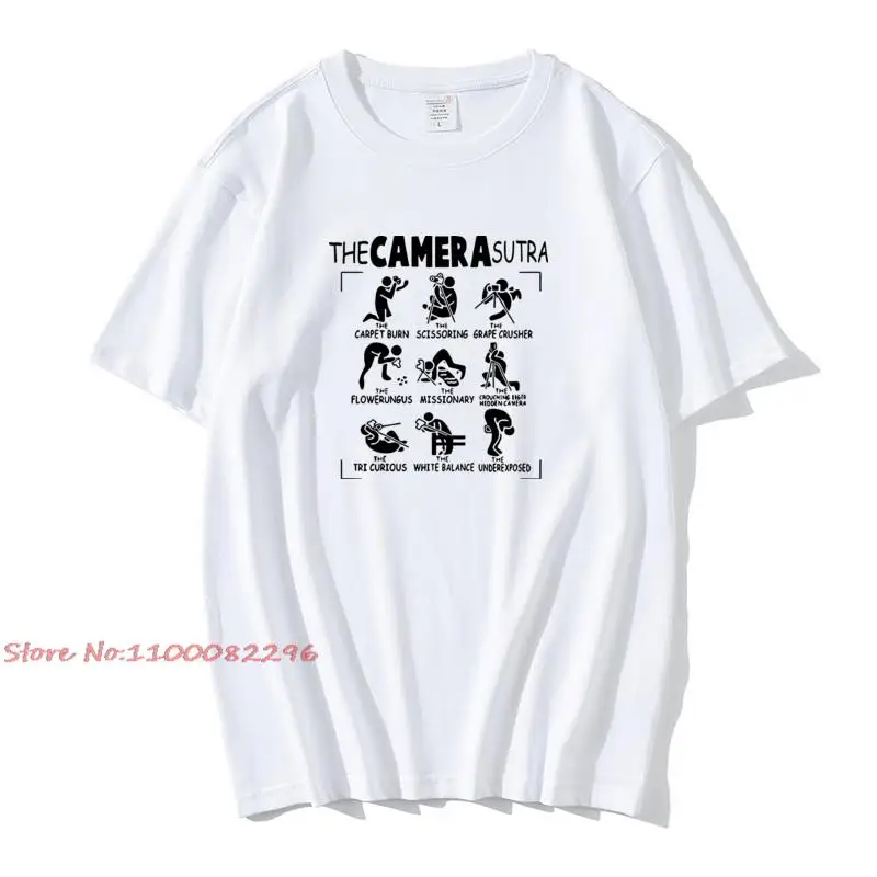 The Camera Sutra Photography New Tee Shirt Plus Size Men Tops Tee Fitness T-Shirt Pure Cotton Oversized Vintage Fast Ship