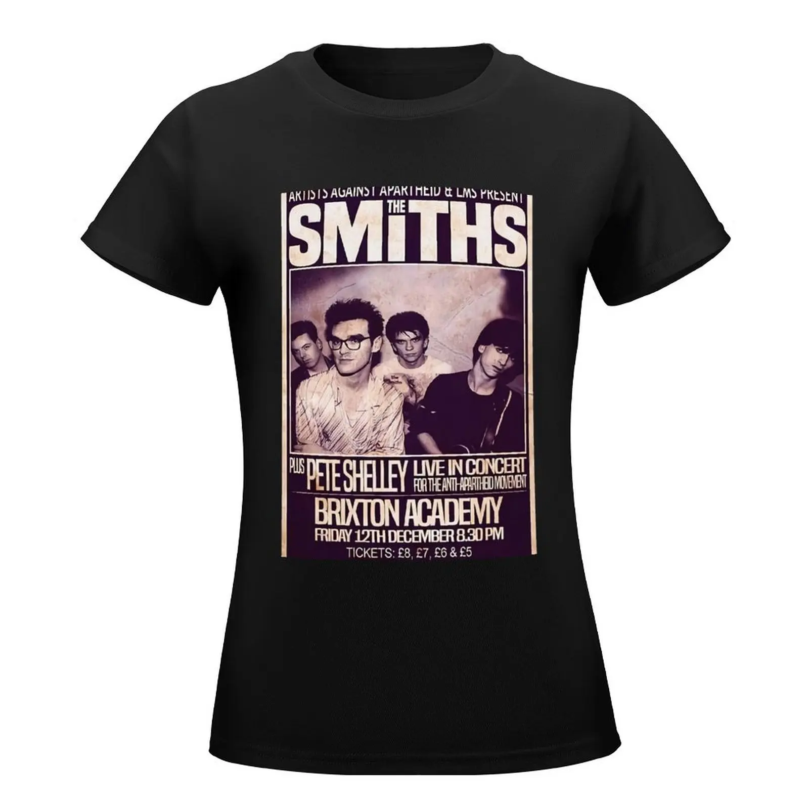 The Smiths 1986 The Final Concert T-Shirt oversized summer top Short sleeve tee funny western t shirts for Women