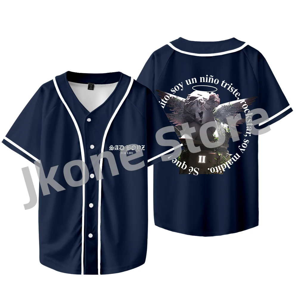 Junior h traurig Boyz 4 Leben Merch Baseball jacke Frauen Männer Mode lässig Kurzarm T-Shirt