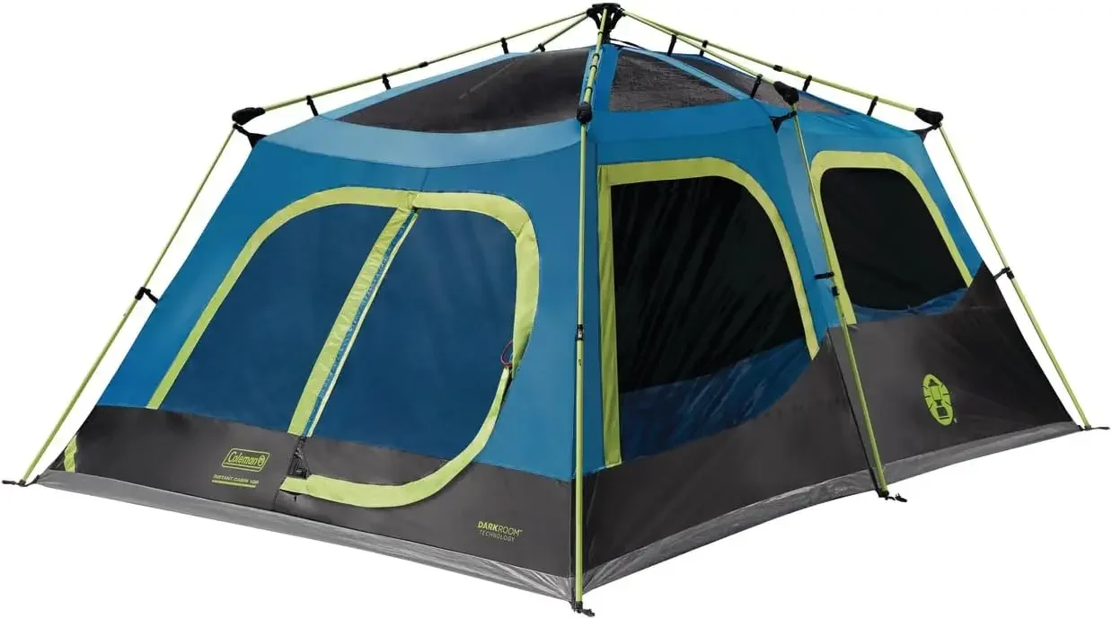 Tent with Instant Setup, 4/6/8/10 Person Weatherproof Tent with WeatherTec Technology, Double-Thick Fabric, and