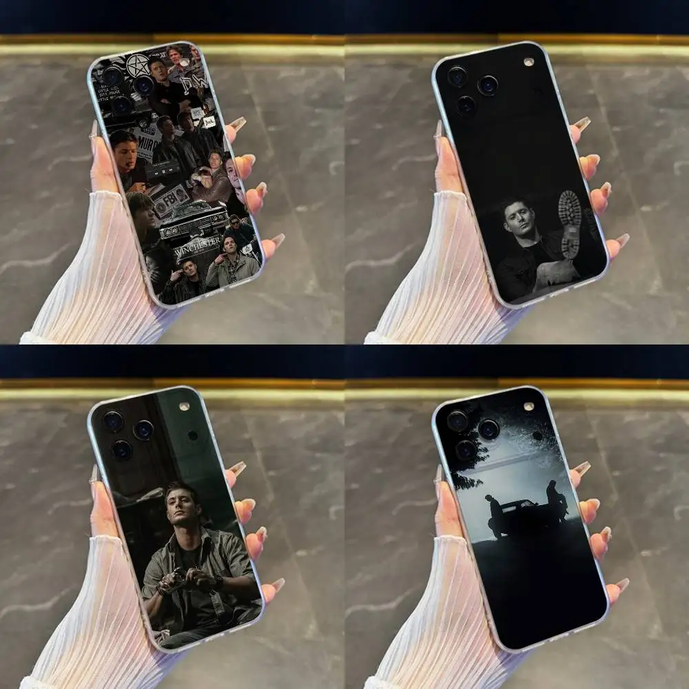 

Dean Winchester S-Supernatural Phone Case For iPhone 17,16,15,14,13,12,11 Pro,Max,Plus,X,XS,XR,SE4,E Mini Transparent Soft Cover