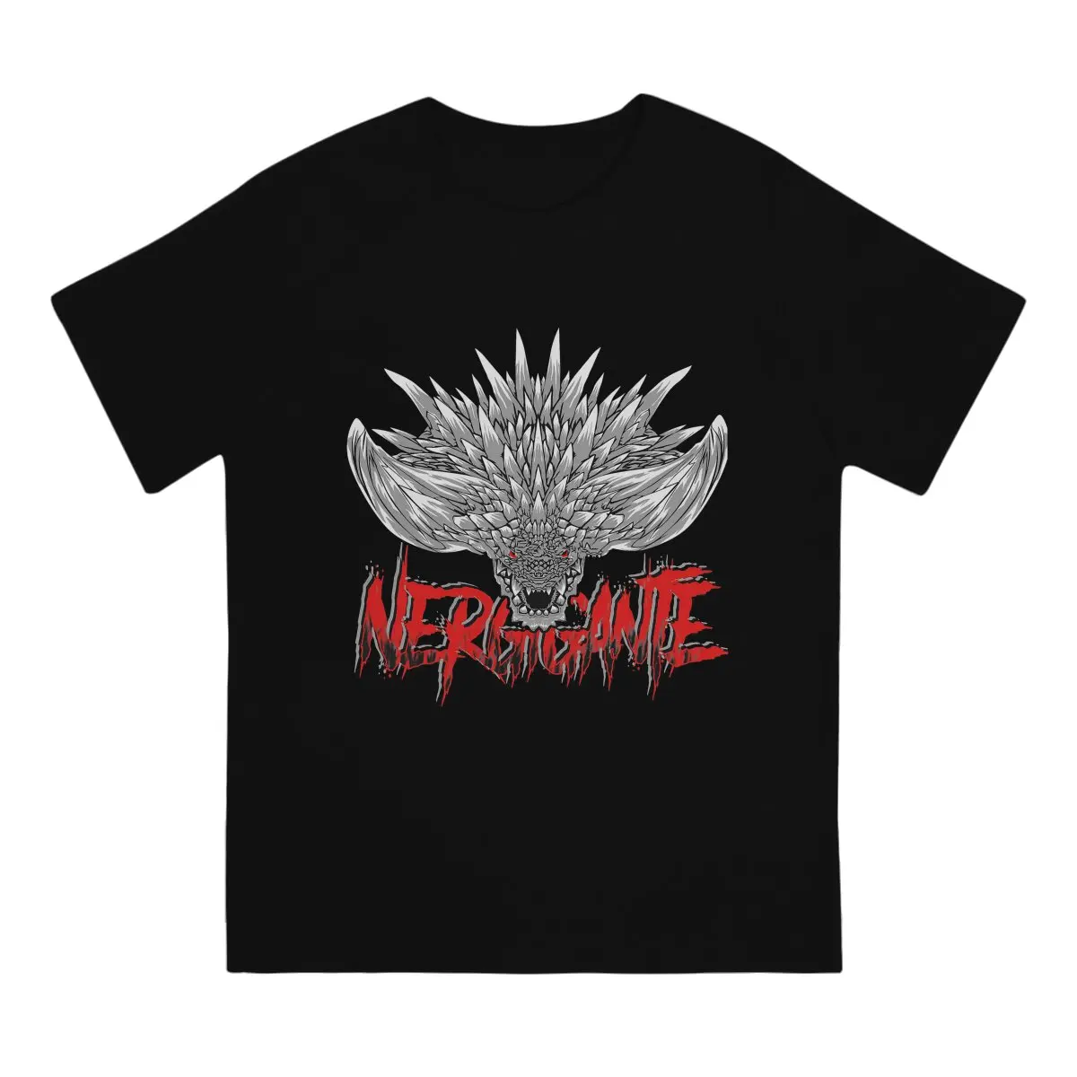 Men's Nergigante T Shirt Monster Hunter World Tops Novelty Short Sleeve Round Neck Tee Shirt Party T-Shirts