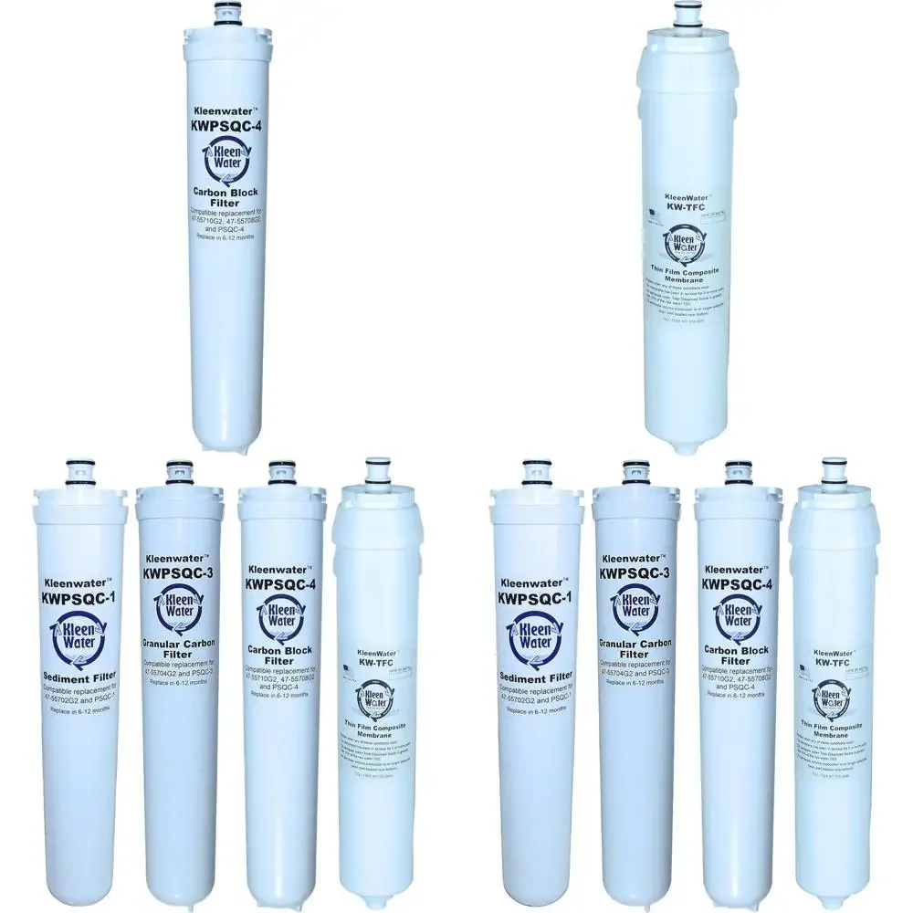 

Набор из 4 сменных фильтров американского производства для систем очистки воды