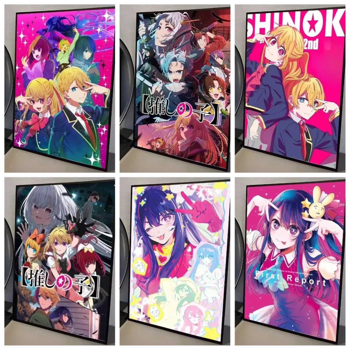 Jigsaw Puzzles 500 Pieces Paper Picture Anime O-Oshi no Ko Art Puzzles Decompression Toys for Adults Family Game