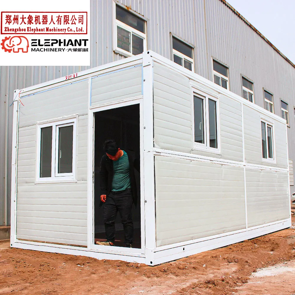 Best Light Steel Prefabricated Anti-Seismic Folding House Thailand Waterproof Movable Home Office Fertighaus