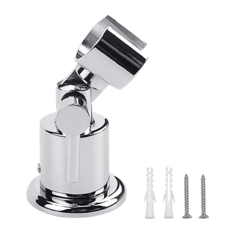 

Y6GD Shower Head Stand with Screw 180 Adjustable Handheld Bathroom Shower Head Brackets Shower Wand Sprayer Stand Enduring