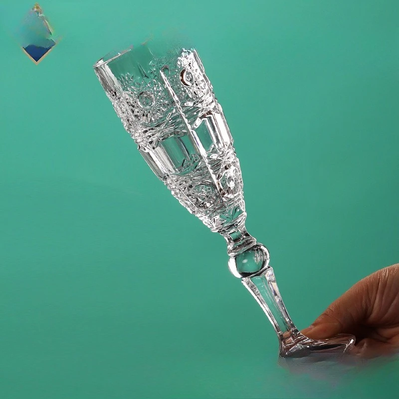 Crystal glass champagne glass high value, red wine goblet glass bubble cup gift