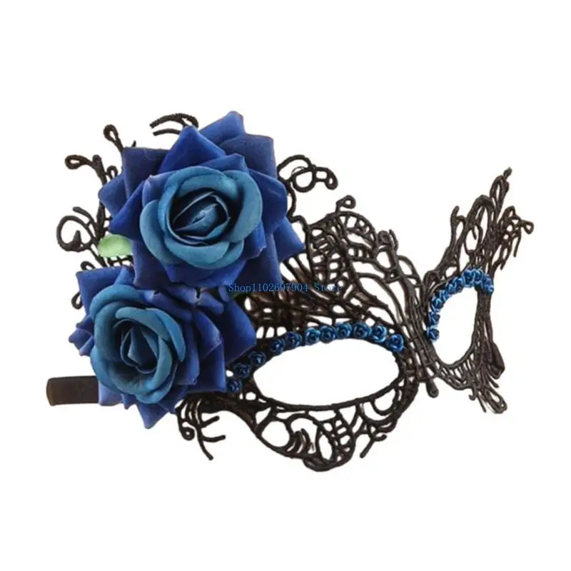 

N7YF Flower Lace Masquerade Mask Women Mask Party/Balls Prom Mardi Gras-Mask