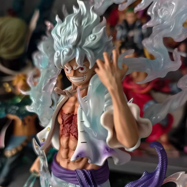 Nuevo JT Nika Monkey D. Figura de acción de Luffy, figuras de Anime de una pieza, figuras de Luffy quinto engranaje, colección de estatuas de PVC, regalos de modelos