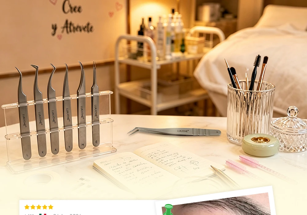 LUKATME 7D W-Form Wimpernverlängerungen, vorgefertigte Fächer, Mega-Volumen-Wimpernbüschel, C/D-Curl, Easy Fan 7D Wimpern, 8-15mm Mix für den Salon – Detail 12
