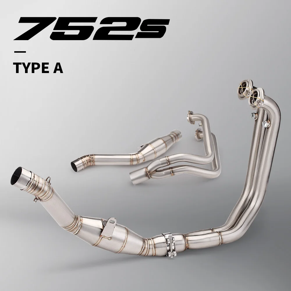 

For 752S Motorcycle Performance Exhaust Racing Slip on Line Motorcycle 51MM