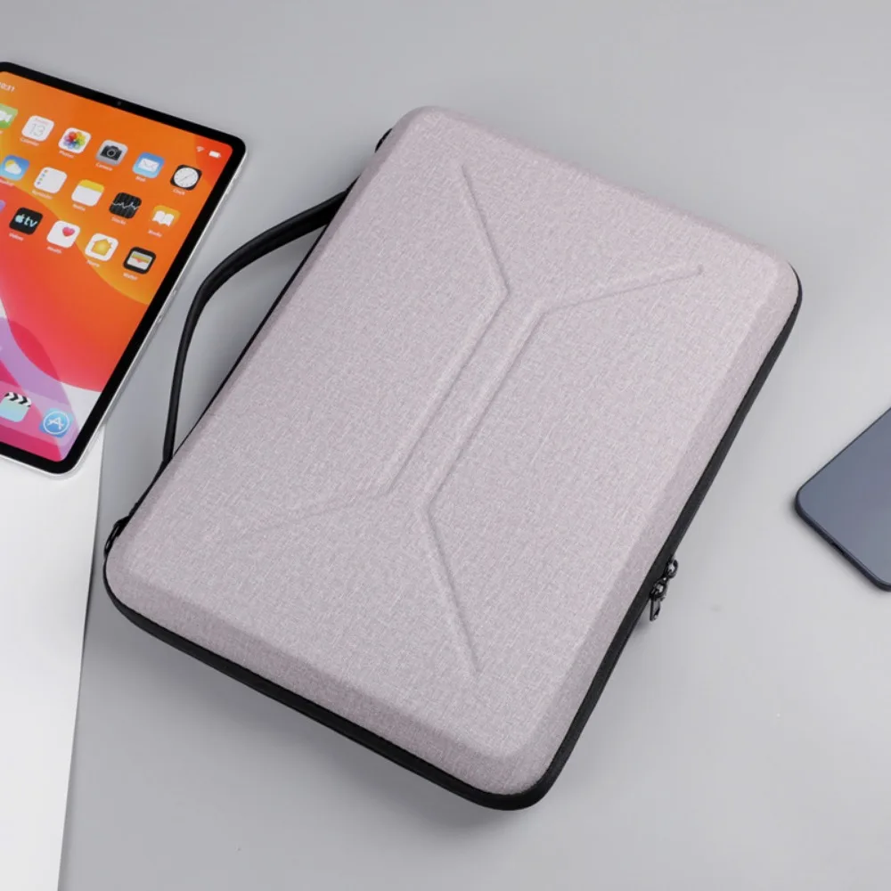 

13/14/15/16inch Laptop Sleeve Hard Shell EVA Single-Shoulder Bag Shoulder Strap Shock-absorbing Pad for Apple/Huawei/Lenovo