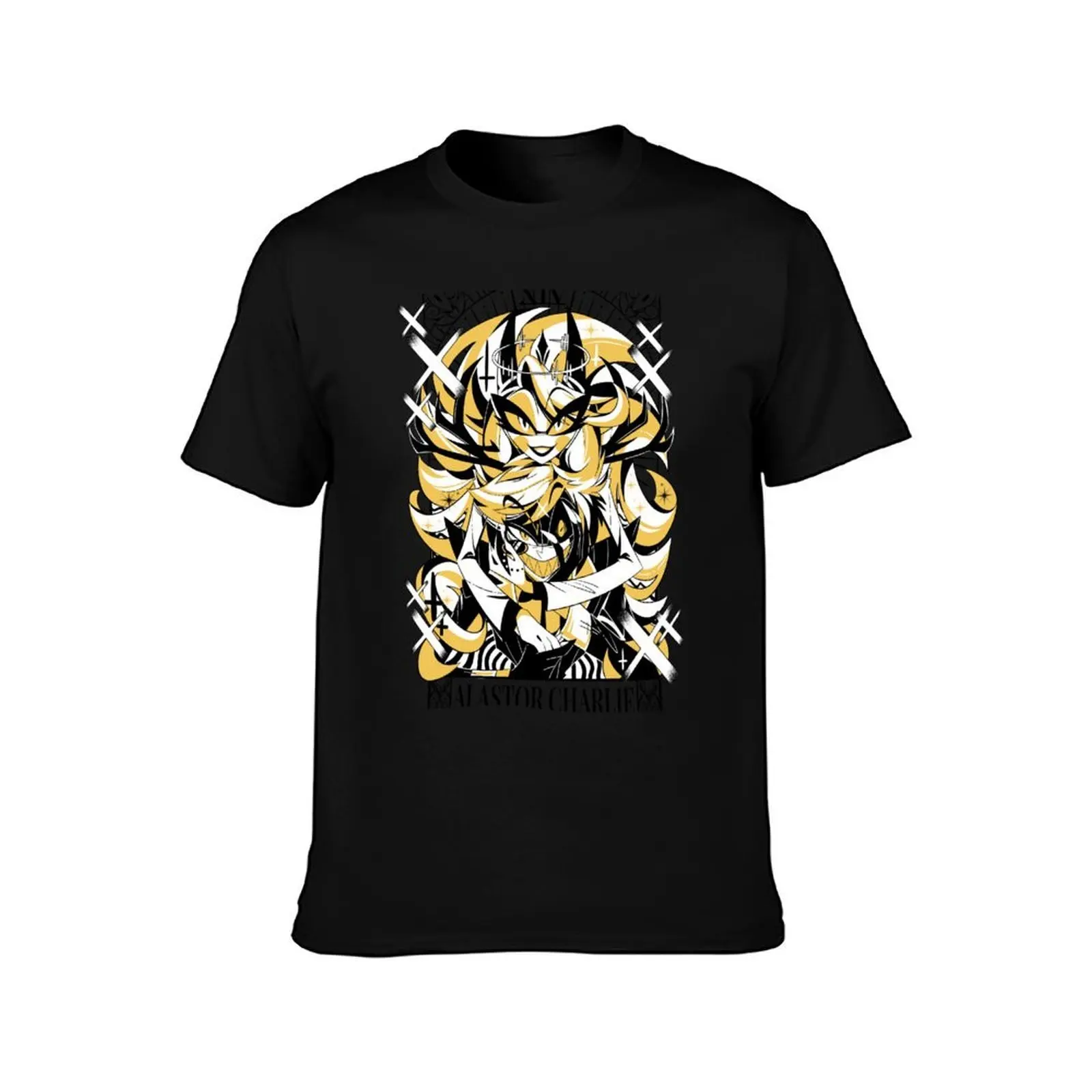 Charlie + Alastor 2023 Tarot Card Inspired Halloween Collection Fanmerch WHITE Ver. T-Shirt