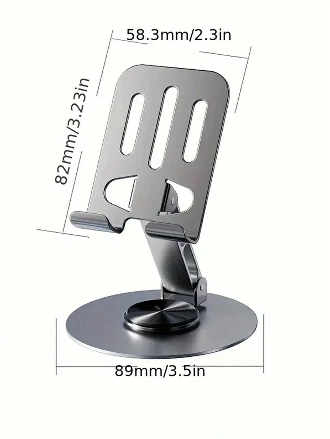 Full Metal 360-Degree Rotating Stress-Relieving Phone And Tablet Universal Stand