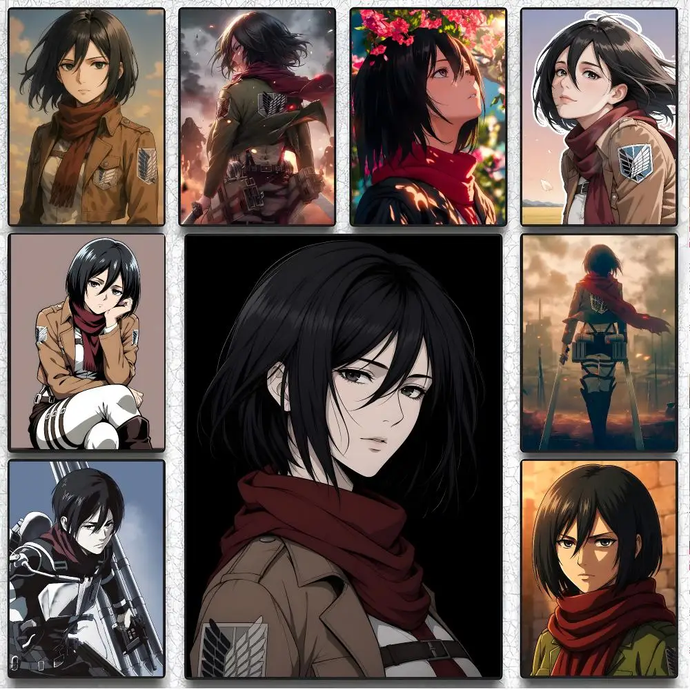 Epic Anime A-Attack on Titan Poster Artistic Peel-Off Wall Decor, Indoor Outdoor Home Ornament for Collectors