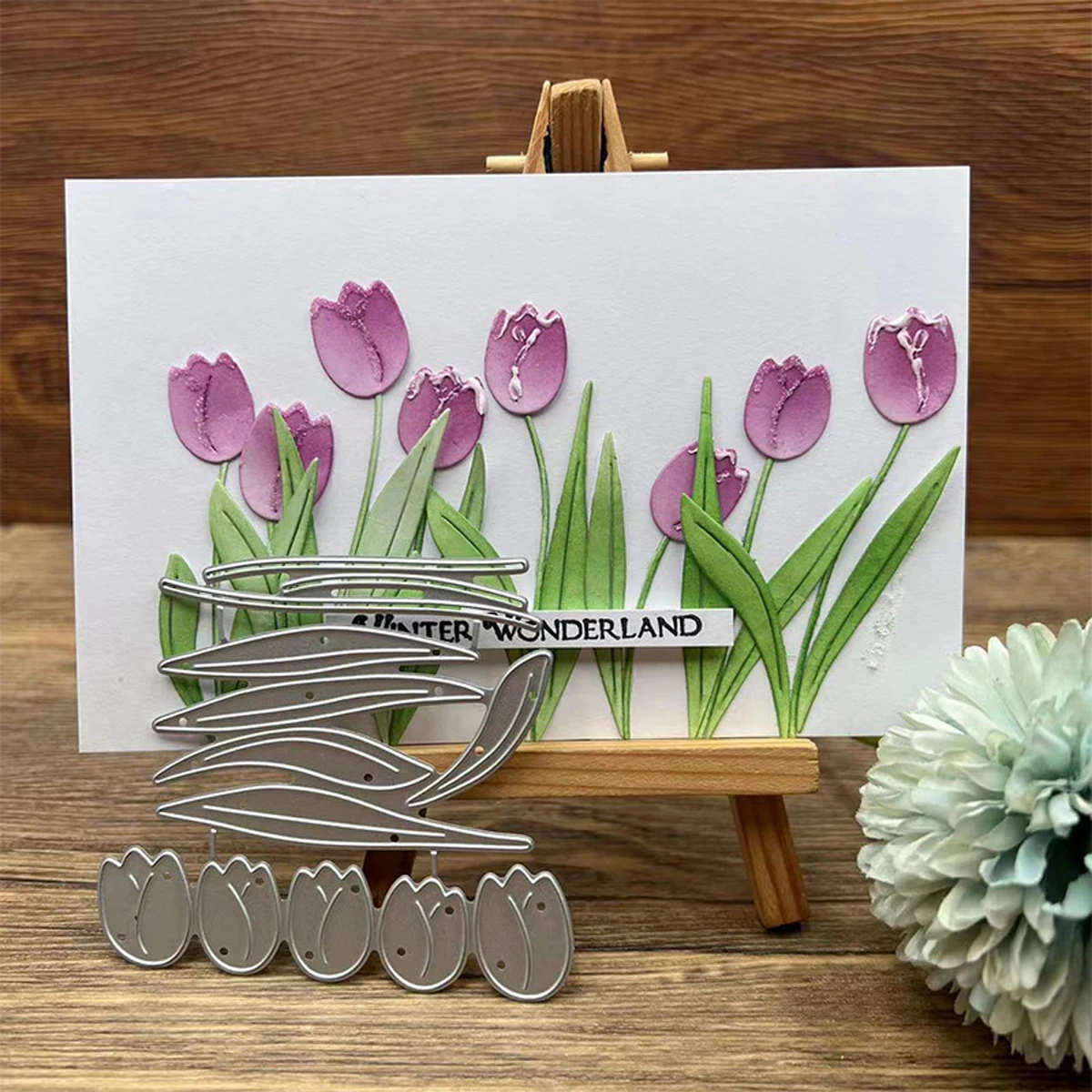 Cetakan Potongan Bunga Tulip d - Stencil Cutting Plotter ulasan dan harga