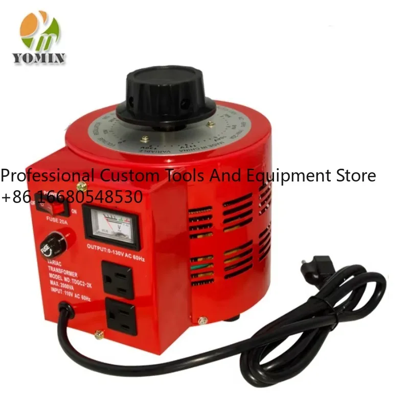 4LKManufacturer TDGC2-5 20A 5000VA Output Auto Transformer Single Phase Voltage Regulators Variac Regulator