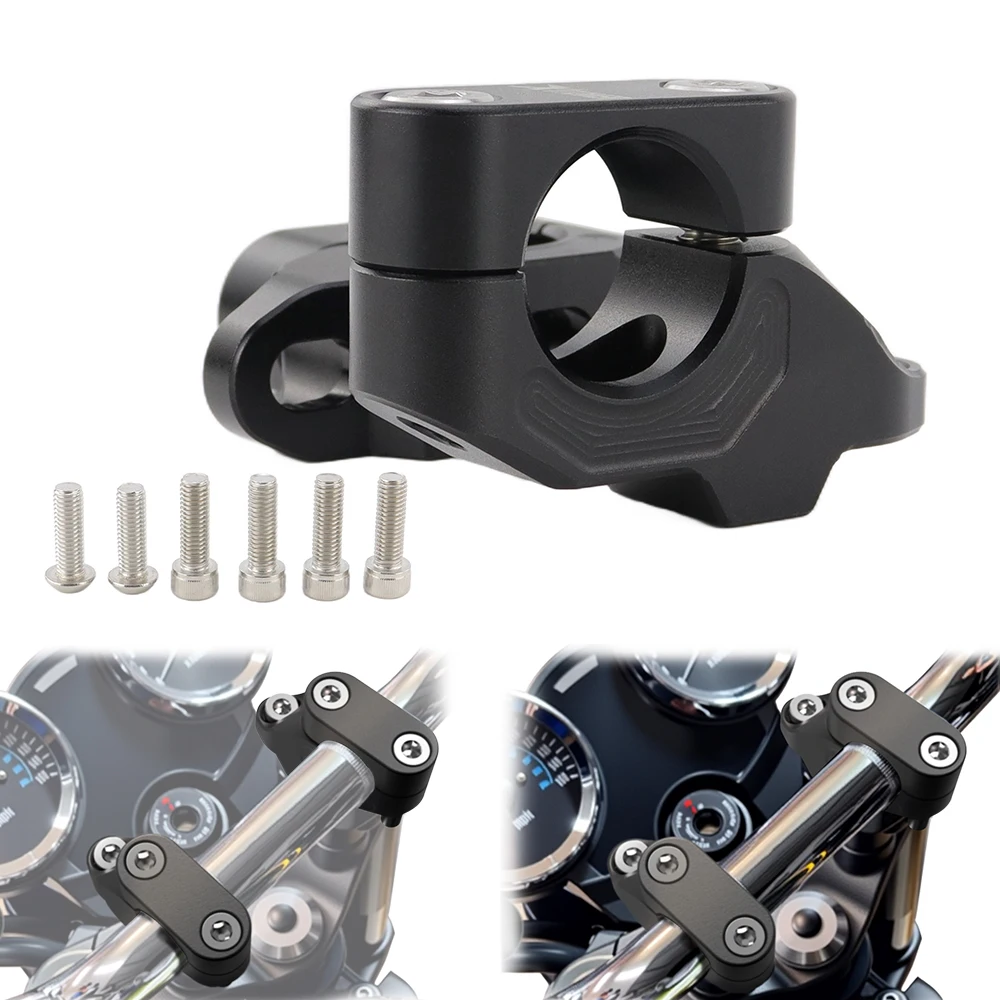 

For Yamaha MT-125 YZ125 YZ250 WR450F WR250F V-Max 28mm 1 1/8" Handlebar Riser Fat Bar Back Moved Up Offset Mounting Riser