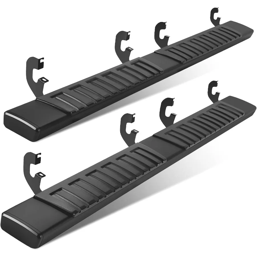 

6 посадочных досок, совместимых с 20192025 GMC Sierra 1500 Crew Cab, черные боковые ступеньки из алюминиевого сплава, Nerf Bars для легкого автомобиля E