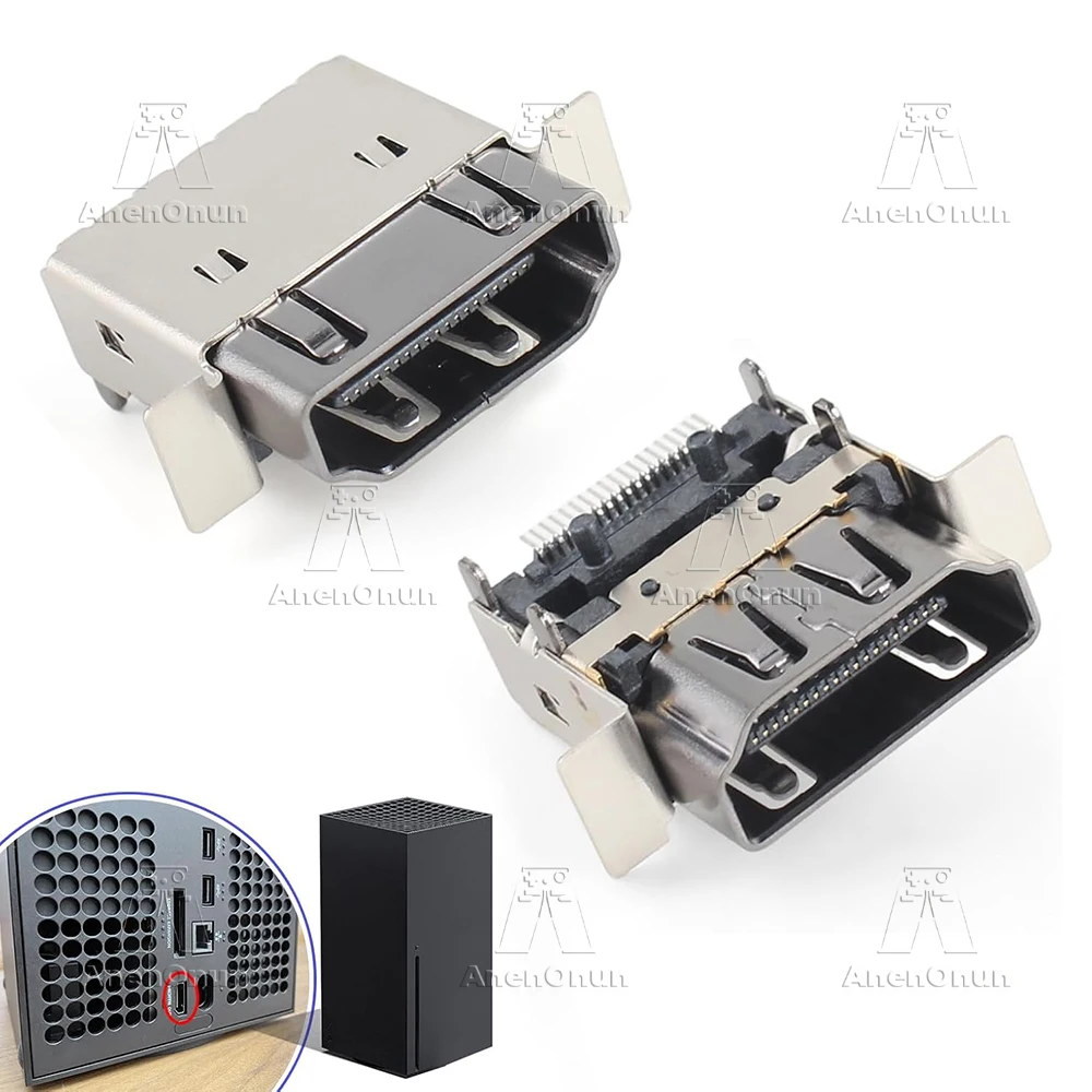 

HDMI Port for Xbox Series X Replacement Repair Part Premium HDMI Interface Connector Socket Xbox Series X Console Accessories