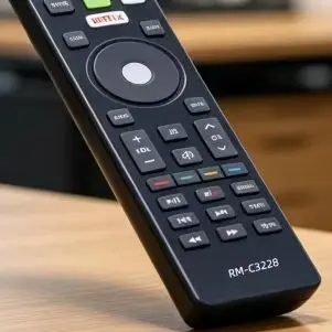 

RM-C3228 Replacement Remote Control Commander Compatible with JVC TV LT58N7105A LT55N7105A LT55N6105A LT32N3105A