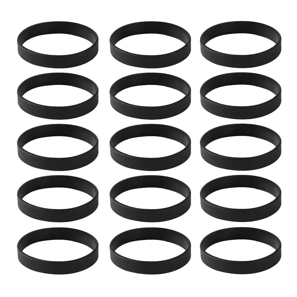 2x Pack of 15 Stylish Gel Bracelets for Active Men - Sports Jewelry Collection
