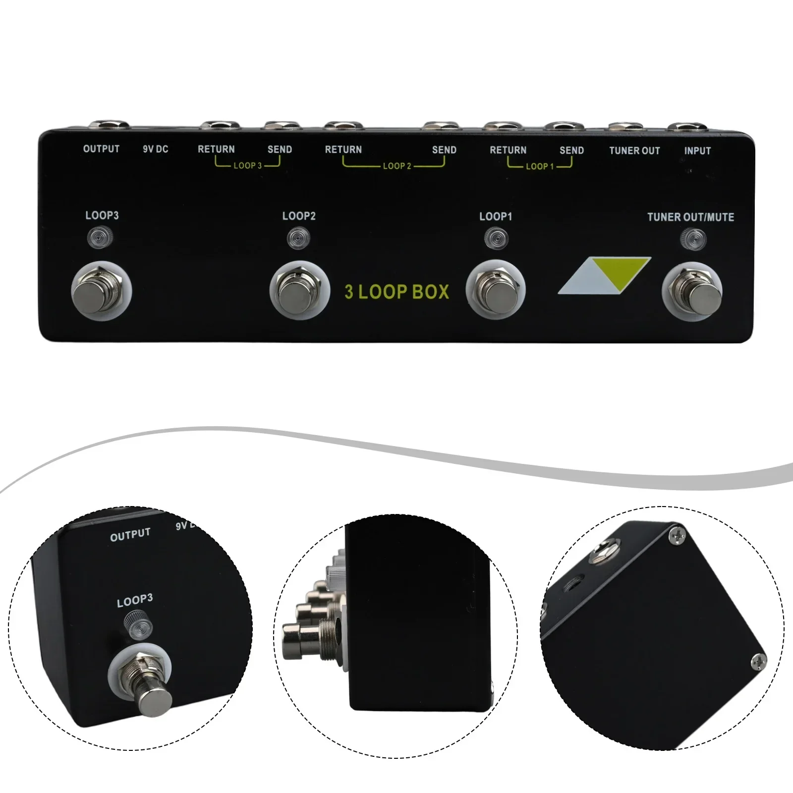 

For Guitarists For Performances True Bypass Pedal Looper Effect Pedal Stage Performance Versatile Guitar Loop Pedal