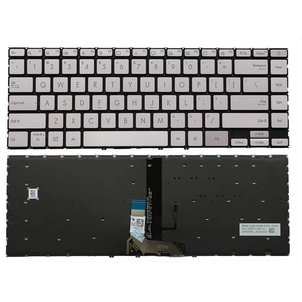 XIN-Russian-US Backlit Laptop Keyboard For Asus ZenBook 14 UX425 UX425J UX425JA UX425E UX425EA UM425 UM425I UM425IA U4700