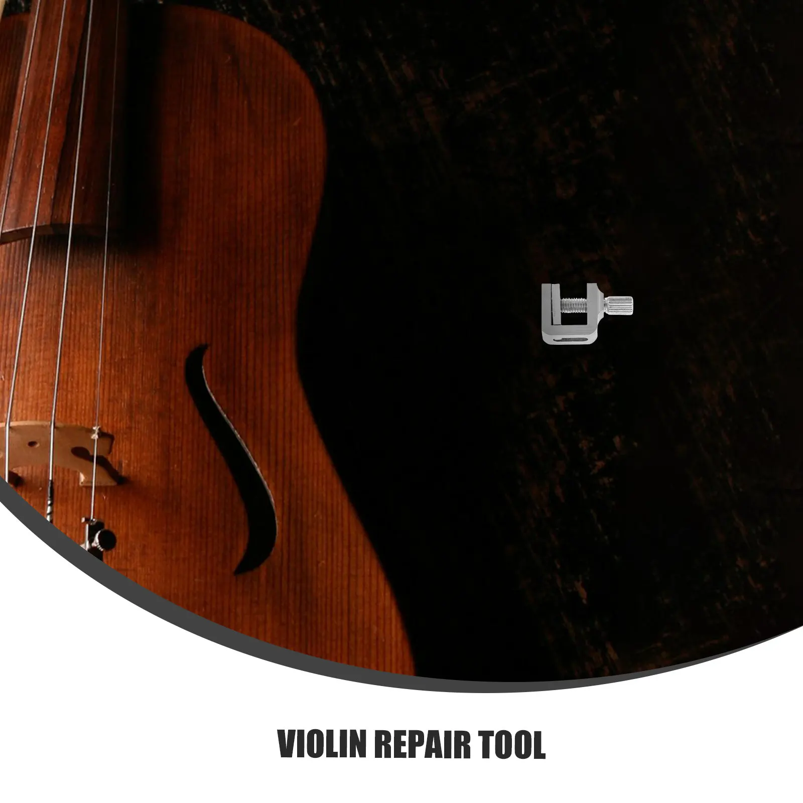 Professional Violin Repair Tool Essential Luthier Tool for Cracked Side Back Panels Restoration Clamp Violin Fittings