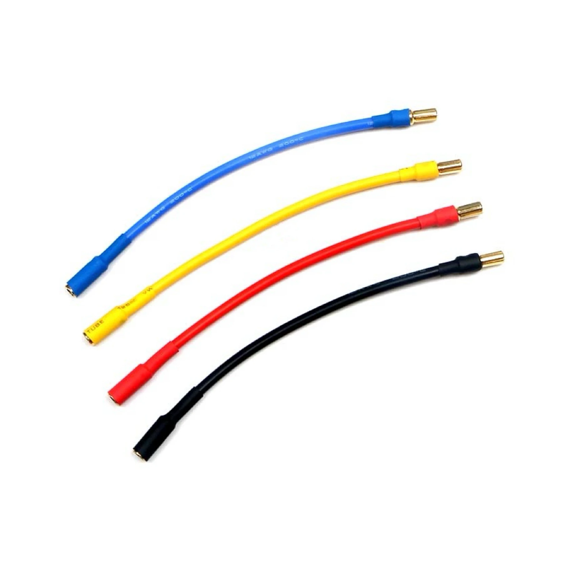 5.0mm Banana plug Aircraft model motor electrical adjustment adapter cable 10/30/50cm extension cable 12AWG Silicone wire