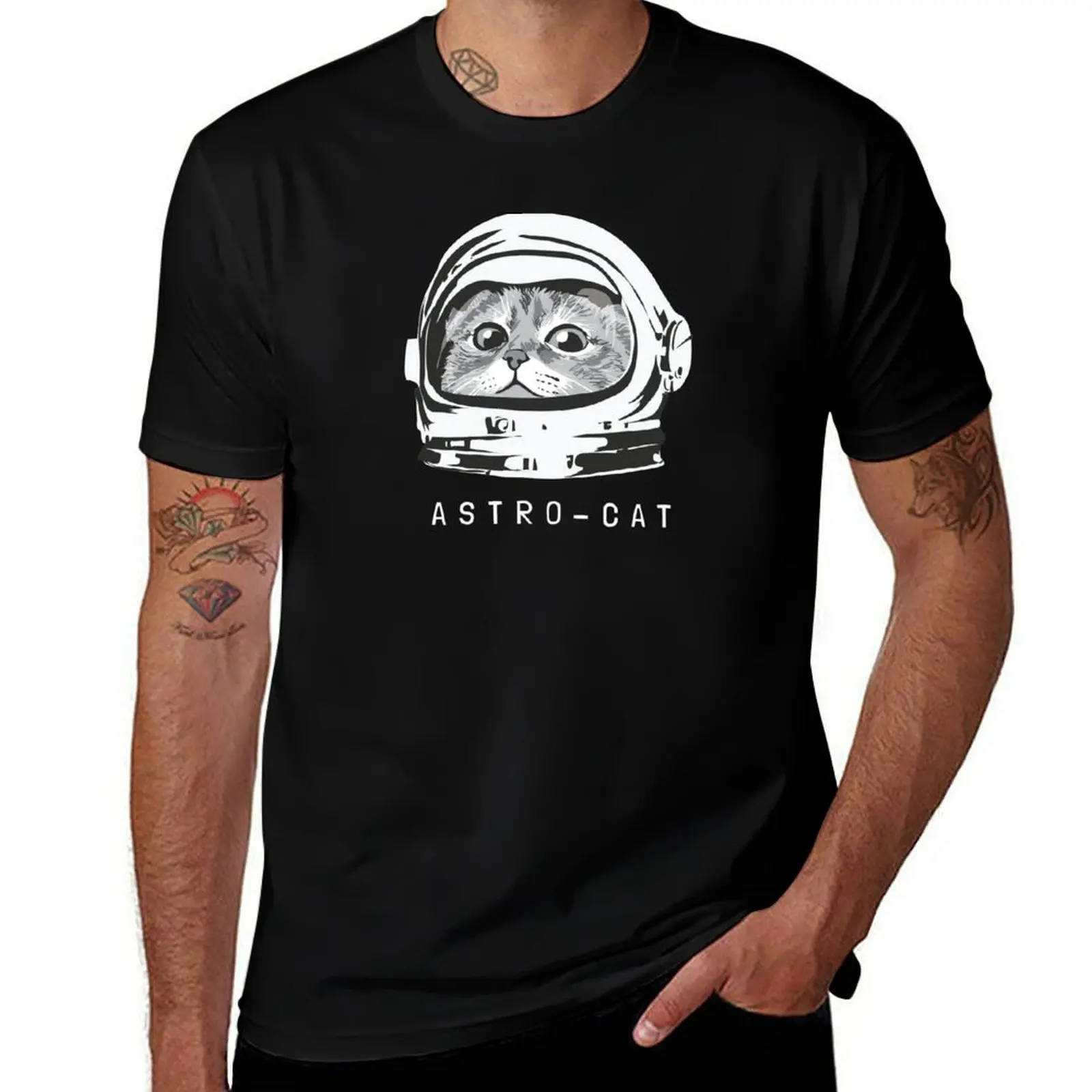 

Astro cat T-Shirt Outdoor Sports Lightweight Tee