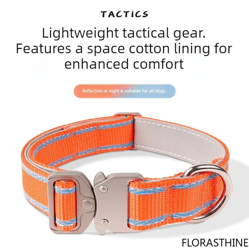 Adjustable Anti‑Escape Pet Collar with Buckle for Outdoor Walking Leash Dog Dog Rope for Dogs and Cats Neck Ring