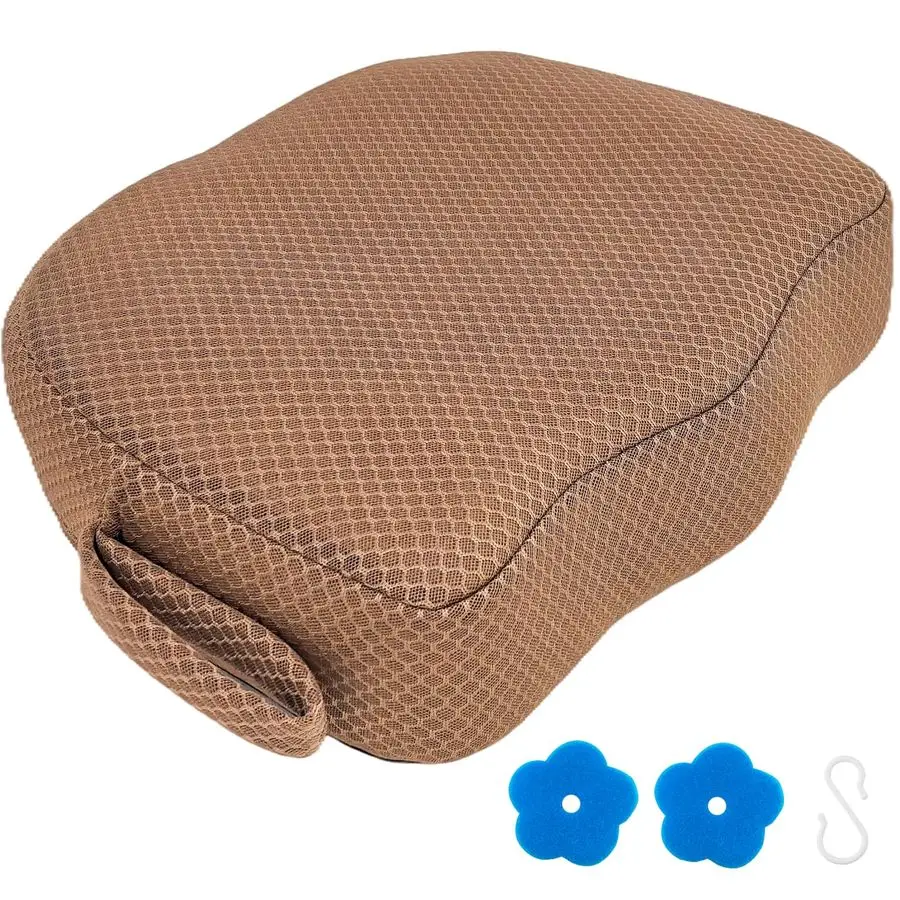 

Hot Tub Booster Seat for Adults, 5 Inch Thick Supportive Cushion with NonSlip Bottom, Weighted for Quick Sink Without Float, Spa