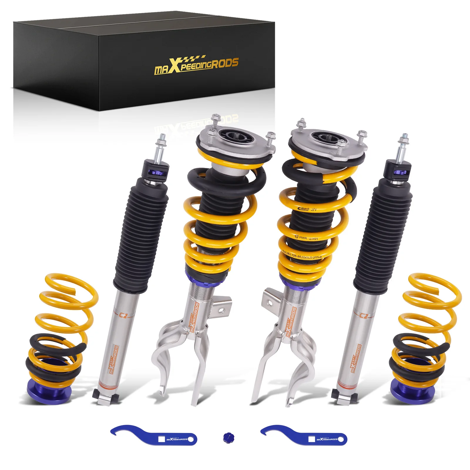 

MaXpeedingrods Comfort Coilovers 24 Click Struts For Tesla model Y AWD 2020-2025