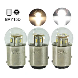Bombilla Led Light On Car P21/5W 1157 BAY15D 6v 12v 24v 36v 48v 2W S25 Canbus Auto Turn Signal Lamp Truck Bus Tail Brake Bulb