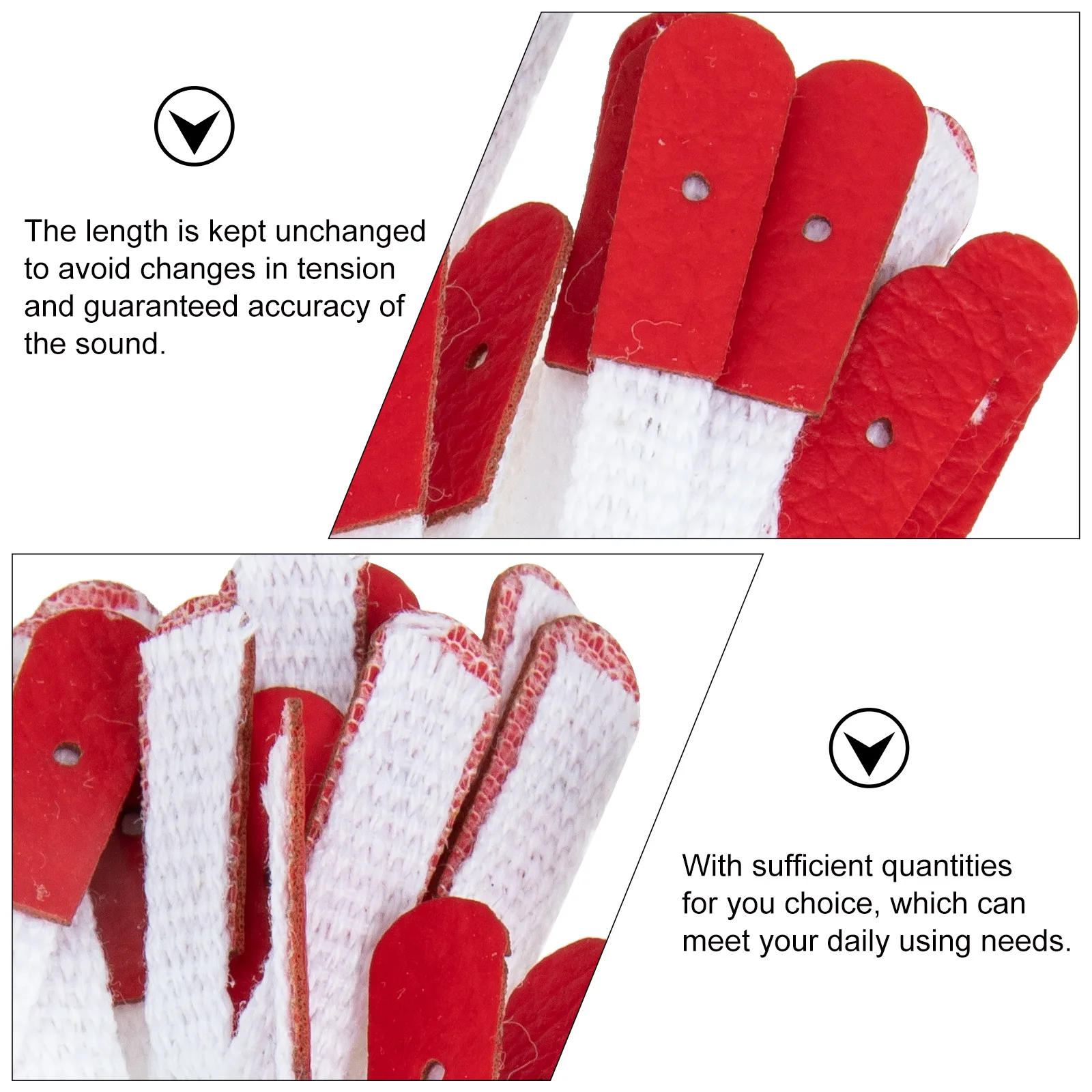 

50pcs Tuning Rope Replacement Head Straps For Vertical Piano Accessories Durable Cloth Material Professional Tools For