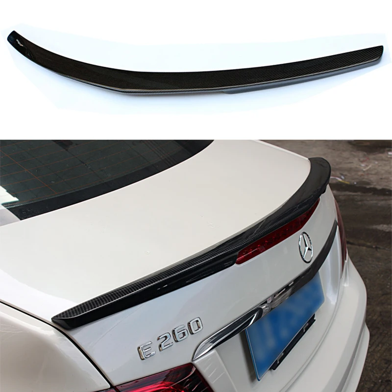 

E class w207 c207 carbon fiber rear bumper trunk spoiler wings for mercedes 2010 - 2016 2-door coupe convertible e250 e200