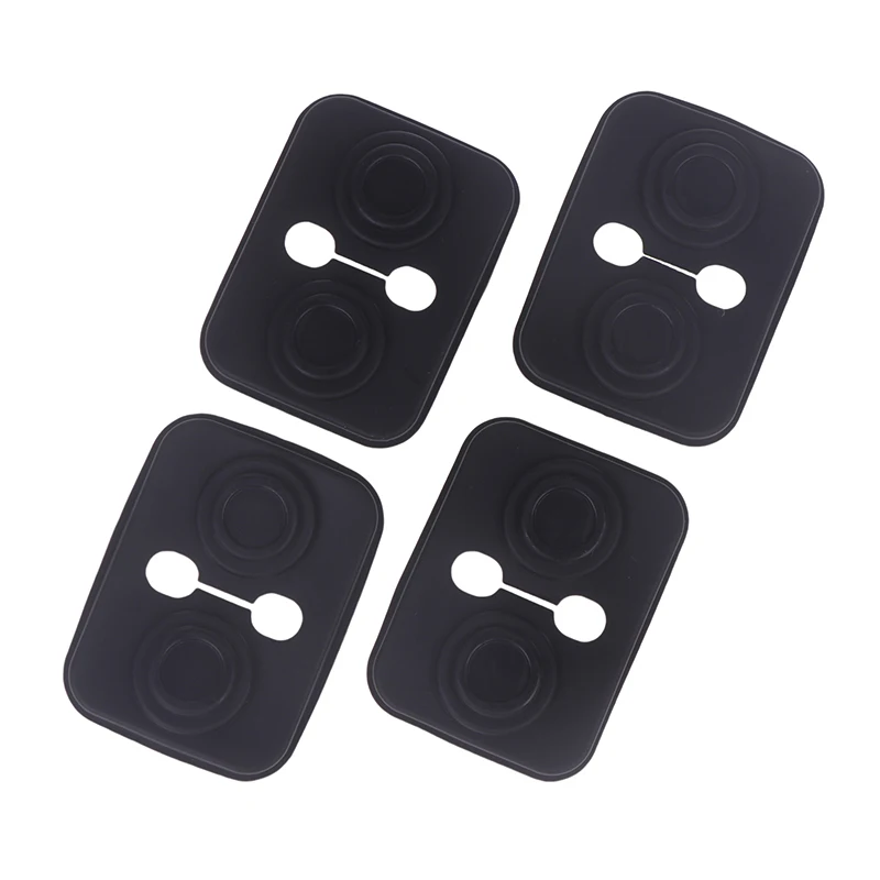 4 قطعة باب السيارة العالمي إغلاق للصدمات وسادة سيليكون كتم امتصاص الصدمات أغطية حماية مزلاج باب السيارة الملحقات #4