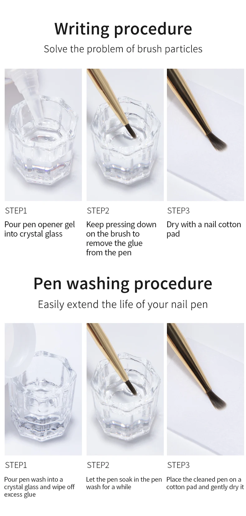 RS Nail Art Malerei Pinsel Acryl Linien Stift Streifen Gitter Blume Schmetterling Zeichnung Aquarell Pinsel DIY Design Maniküre Werkzeuge – Detail 10