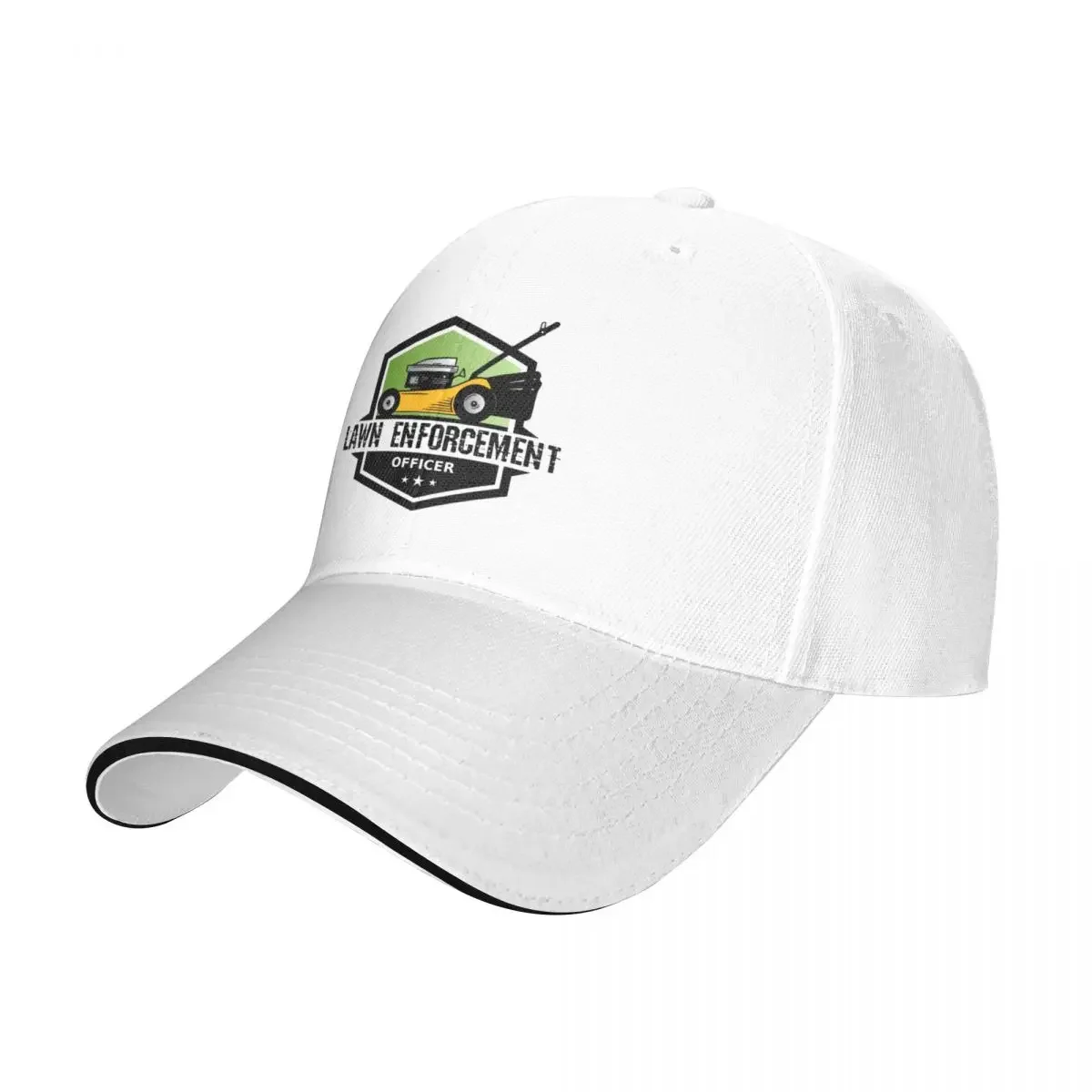 Lawn Enforcement Officer, Lawn Mower, green grass Cap Baseball Cap luxury brand custom cap hat for man Women's