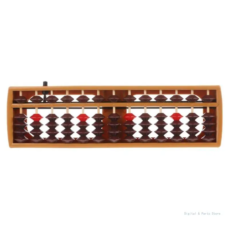 M17F Portable Japanese 13 Digits Column Abacus Soroban Caculating School