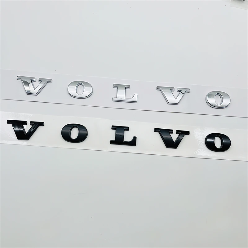 ABS Volvo Car Letter Badge Auto Trunk Stickers For Volvo Xc60 Xc90 V40 V60 S60 V50 V90 S80 C40 XC40 V70 XC70 C30 C70 Rdesign