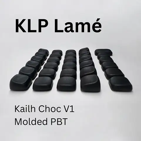 Capuchons de touches KLP Lamé – Capuchons de touches PBT à profil bas moulés par injection pour commutateurs Kailh Choc V1, capuchons de touches KLP Lame