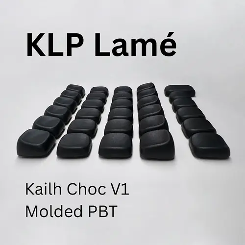 Imagen 1 del producto KLP Lamé Keycaps - Teclas de perfil bajo PBT moldeadas por inyección para interruptores Kailh Choc V1 KLP Lame Keycap