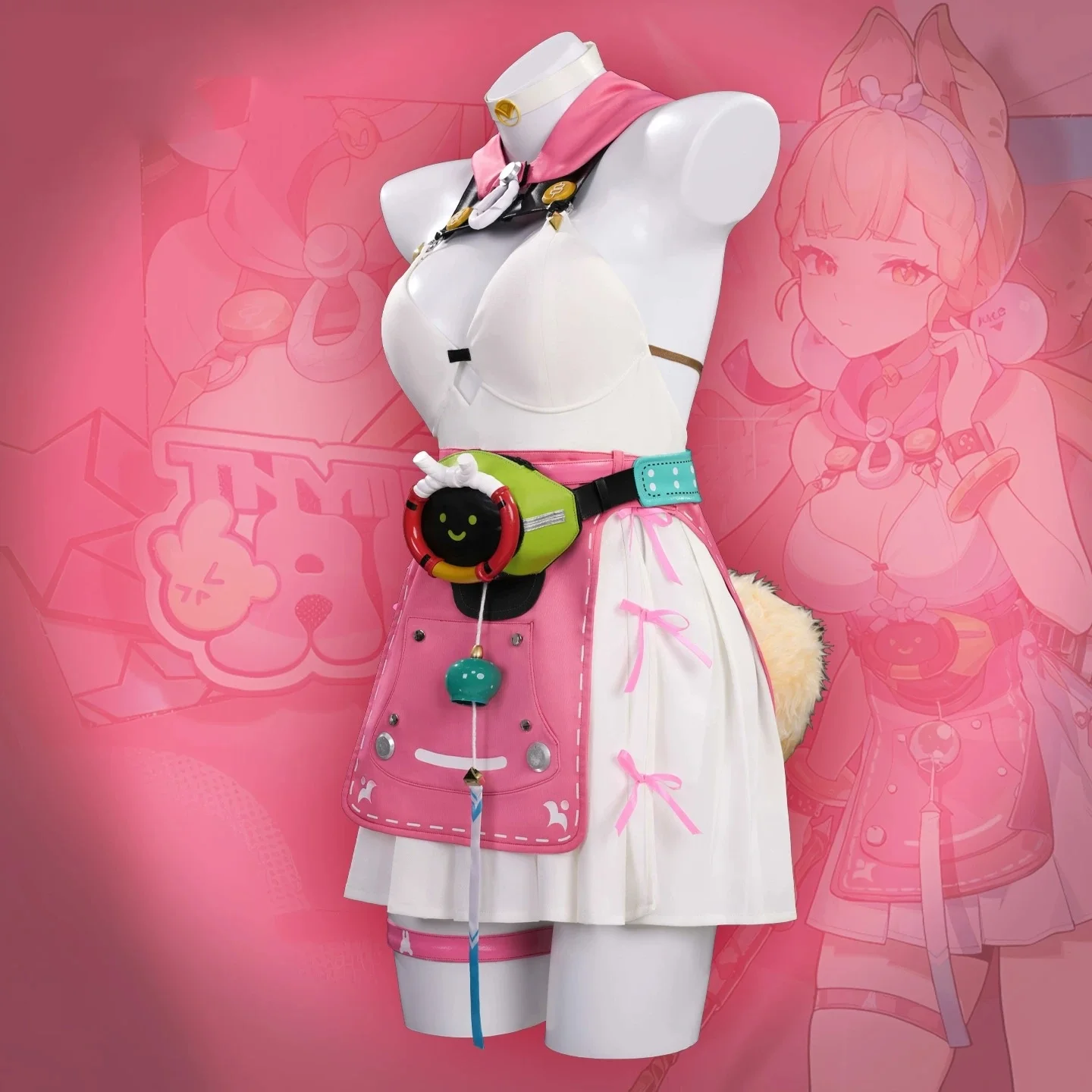 زي Zenless Zone Zero Alice التأثيري كوس لعبة أنيمي حفلة النساء زي الهالوين لعب الأدوار الملابس الملابس