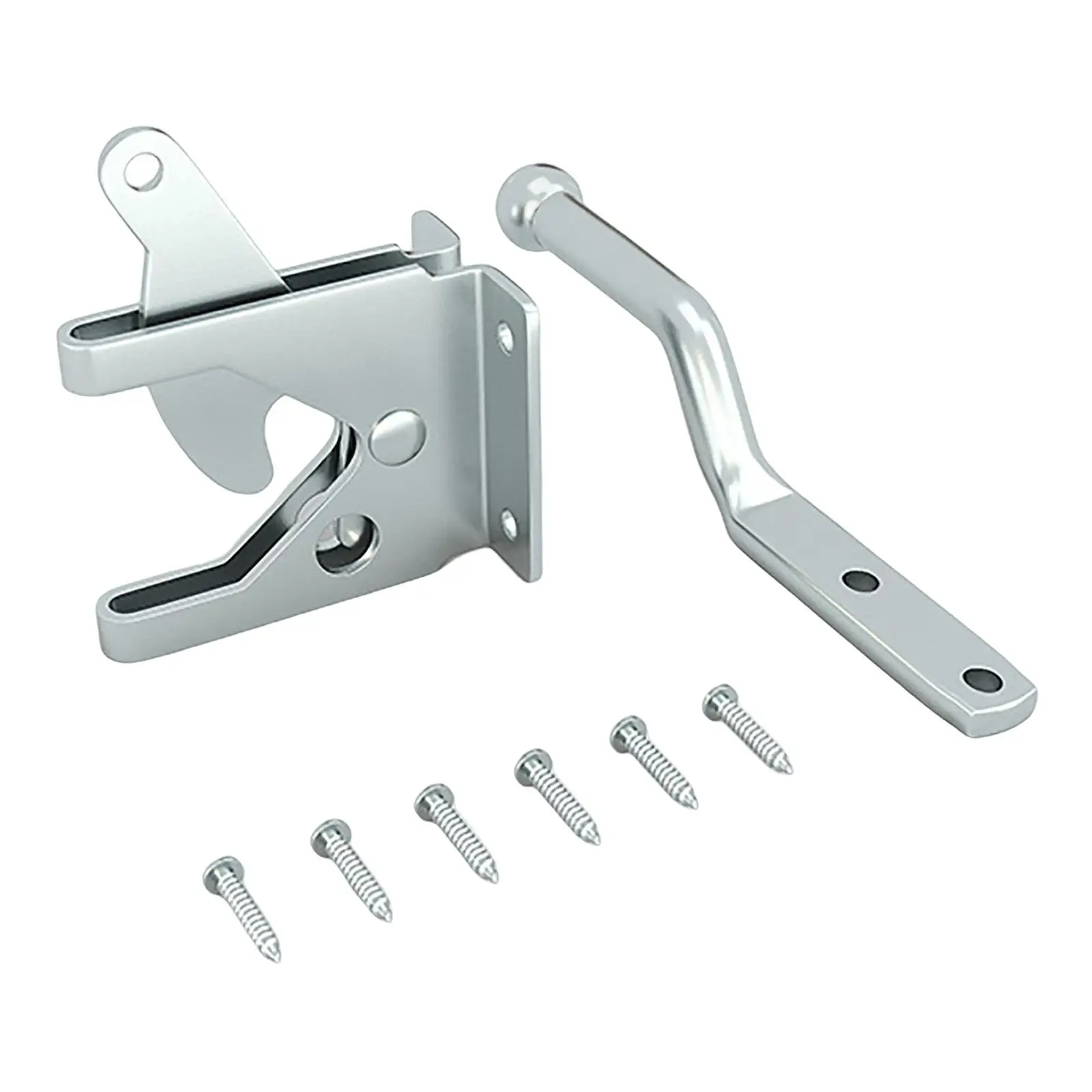 

Self Locking Door Latch Hardware For Garden Pasture Outdoor Wood Fence Steel Fence Lock Easy Install Rustic Decor