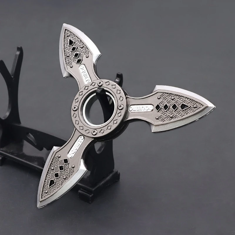 10 سنتيمتر/3.94in APEX لعبة الأجهزة الطرفية الأرواح الشريرة الإرث الغزل السهام نماذج الأسلحة الحرف المعدنية الحلي جمع يعرض #4